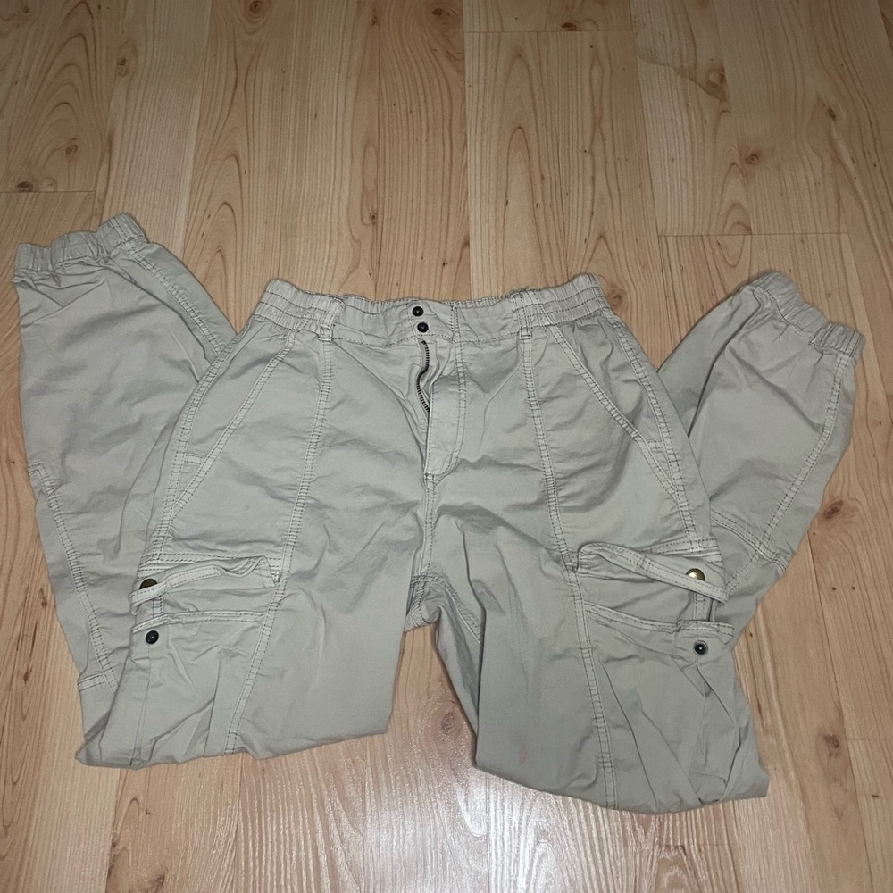 Tan Garage Cargos